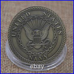 100PCS The Sailor Man Navy Proud Commemorative Challenge Coin Popeye US NAVY