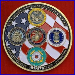 100 PCS Challenge Coin US Military Army Family Veteran Navy Armed Forces