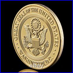 100 PCS Freedom Eagle Military Army USA Challenge Coin USAF Navy USMC