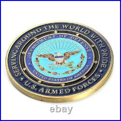 100 PCS Gift US Collection Militaria Challenge Coin Army Air Force Navy