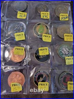 105 Challenge Coin Collection LOT Navy Seals, Bounty Hunter, NICE assortment 105 Challenge Coin Collection LOT Navy Seals, Bounty Hunter, NICE assortment