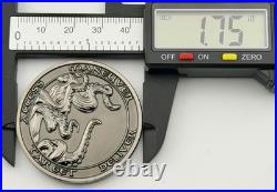 107 Combat Mission Team Challenge Coin Navy Cyber Intel Kraken
