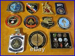 11 Challenge Coins CIA SAD SOG Special Operations CCT JSOC Navy Seal Team VI