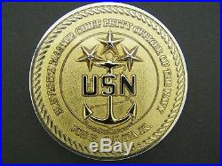11th Master Chief Petty Officer MCPO of the Navy Joe R. Campa Jr Challenge Coin