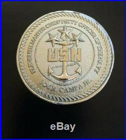 11th Master Chief Petty Officer of the Navy (MCPON) Campa coin Non-Epoxy version