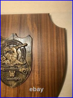 12 Bronze Challenge Coin Crest Submarine Wood Plaque USS Florida SSGN-728 Navy