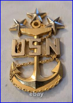12th Master Chief Petty Officer of the Navy MCPON Rick West Challenge Coin