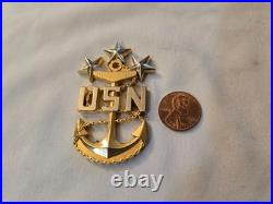 12th Master Chief Petty Officer of the Navy MCPON Rick West Challenge Coin