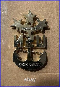 12th Master Chief Petty Officer of the Navy MCPON Rick West Challenge Coin RARE