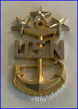 12th Master Chief Petty Officer of the Navy Rick West Challenge Coin R2
