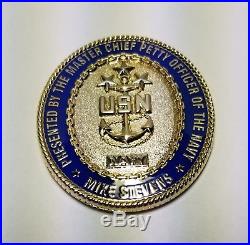 13th MCPON MIKE STEVENS MASTER CHIEF PETTY OFFICER OF THE NAVY CHALLENGE COIN