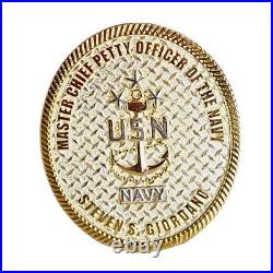 14TH MCPON Master Chief Petty Officer of the Navy Challenge Coin (GIORDANO) RARE