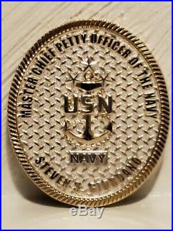14th Master Chief Petty Officer of the Navy Steven Giordano CPO Mess Chief Coin