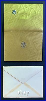 1960 USS ENTERPRISE Christening Coin with Official Holder & Envelope RARE