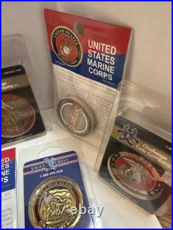 19 Challenge Coins USMC And Navy Vanguard
