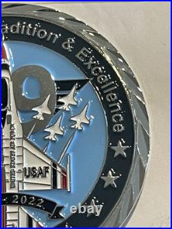 2022 USAF Thunderbirds & US Navy Blue Angels Challenge Coin Set F-16 FA-18 C-130