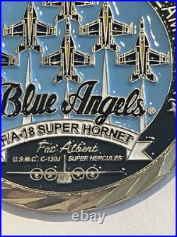 2022 USAF Thunderbirds & US Navy Blue Angels Challenge Coin Set F-16 FA-18 C-130
