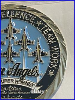 2022 USAF Thunderbirds & US Navy Blue Angels Challenge Coin Set F-16 FA-18 C-130