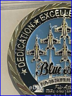 2022 USAF Thunderbirds & US Navy Blue Angels Challenge Coin Set F-16 FA-18 C-130