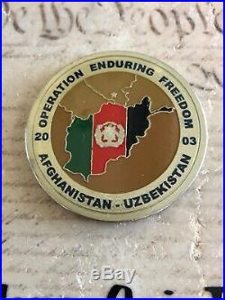 20th Special Forces Group 2nd Bn OEF 2003 Afghanistan Uzbekistan Challenge Coin