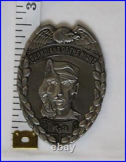 2.5 USN Guardians of the Night MWD, K9 Challange Coin