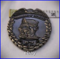 2.5 USN Guardians of the Night MWD, K9 Challange Coin