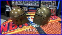 2 Bronze 3D Mandalorian Helmets Navy Chief CPO Challenge Coins