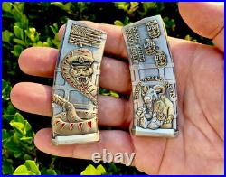 2nd Amendment Dont Tread USA Flag Navy CPO Gun Clip Challenge Coin NYPD CIA FBI