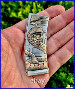2nd Amendment Dont Tread USA Flag Navy CPO Gun Clip Challenge Coin NYPD CIA FBI