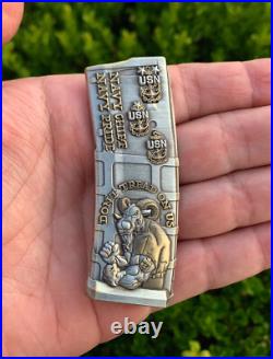 2nd Amendment Dont Tread USA Flag Navy CPO Gun Clip Challenge Coin NYPD CIA FBI