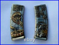 2nd Amendment Dont Tread USA Flag Navy CPO Gun Clip Challenge Coin NYPD CIA FBI