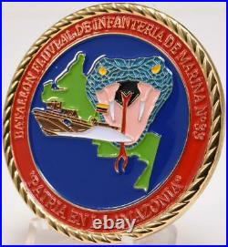 33rd Marine Infantry Riverine Battalion BFIM33 Colombia Navy Challenge Coin