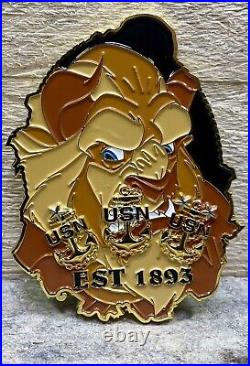 3.5 Navy USN CPO Chiefs Pride Challenge Coin Belle/Beast