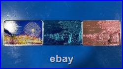 3 Alternate Japanese Road Sign USN Chief CPO Challenge Coins