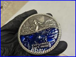 3 FY-24 Class 130 USN Navy Chief Pride Challenge Coin Rare King neptune Mermaid
