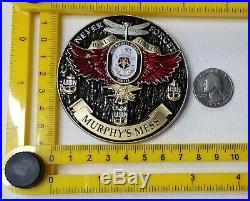 3 US Navy USN Chiefs CPOA Challenge Coin USS Michael Murphy DDG 112