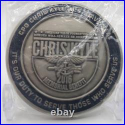 3rd Annual Chris Kyle Navy Seal 2016 Benefit Sniper Challenge Coin 2nd Version