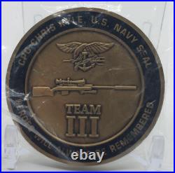 3rd Annual Chris Kyle Seal Team Navy Seal 2016 Benefit Sniper CPO Challenge Coin