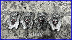 4 Snorlax's and Magikarp back tattoo Navy Chief CPO Challenge Coin