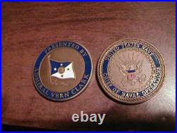 4 Star Admiral Vern Clark U. S. Navy Challenge Coin