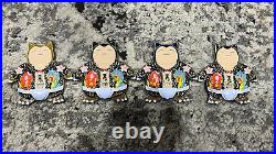 4 Tattooed Snorlax's Navy Chief CPO Challenge Coins