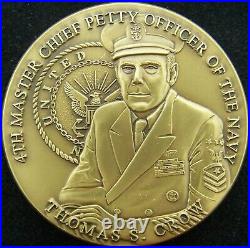 4th Master Chief Petty Officer of the Navy MCPON Thomas S. Crow Challenge Coin