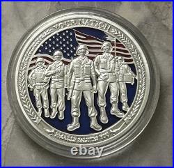 50 LOT US Military Veteran Bald Eagle Thank You Coin Army-Navy-USAF-USMC-USCG