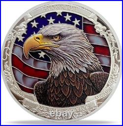 50 LOT US Military Veteran Bald Eagle Thank You Coin Army-Navy-USAF-USMC-USCG