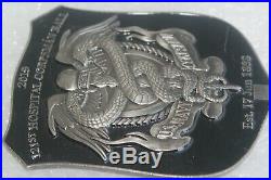 5'' U. S. Navy Devil DOC Corpsman 121st Hospital Corpsman Ball Challenge Coin