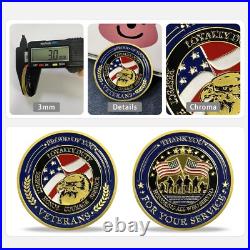 60Pcs U. S. Veterans Military Challenge Coins Lot Thank You for Your Service Coin