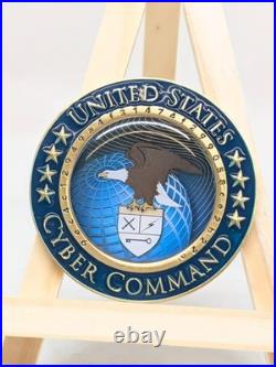 ADM Michael S Rogers US Cyber Command Challenge Coin Commander Presented By
