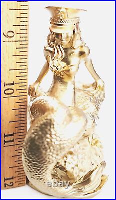 AMAZING 3 Navy USN Chiefs Pride CPO Challenge Coin Mermaid Gold