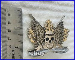 AUTHENTIC US NAVY USN VBSS VISIT BOARD SEARCH and SEIZURE WOW! CHALLENGE COIN