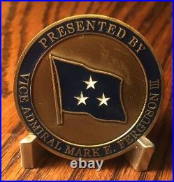 AUTHENTIC US Navy Vice Admiral Mark E. Ferguson III OPNAV Challenge Coin